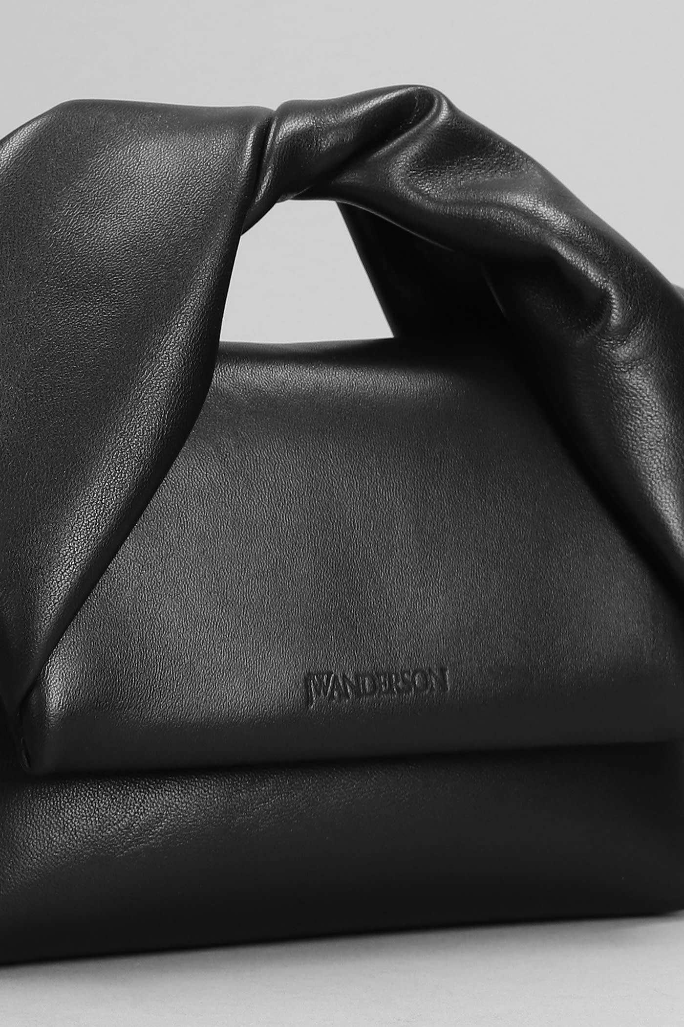 Shop Jw Anderson Twisted Hand Bag In Black