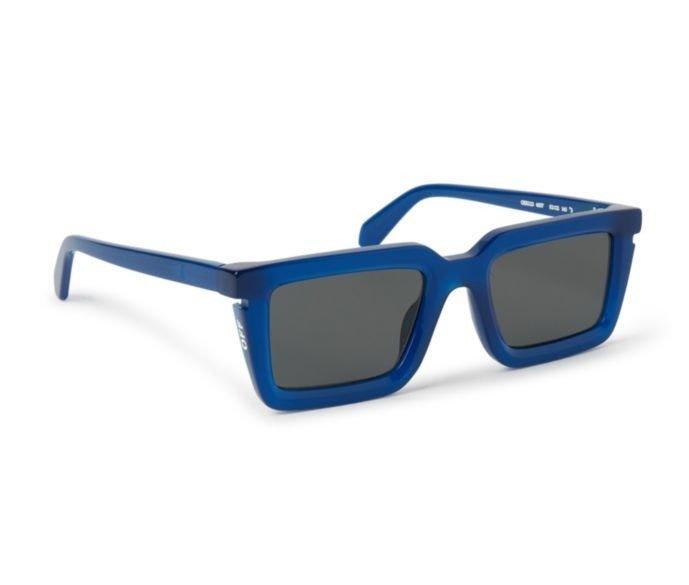 Off-white Lecce Rectangle-frame Sunglasses In 4507 Blue