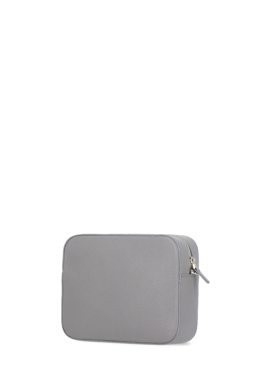 Shop Coccinelle Tebe Shoulder Bag In Grey