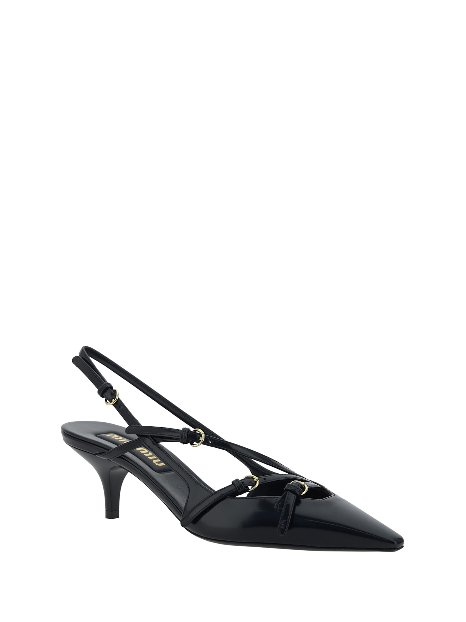 Shop Miu Miu Pumps In Nero