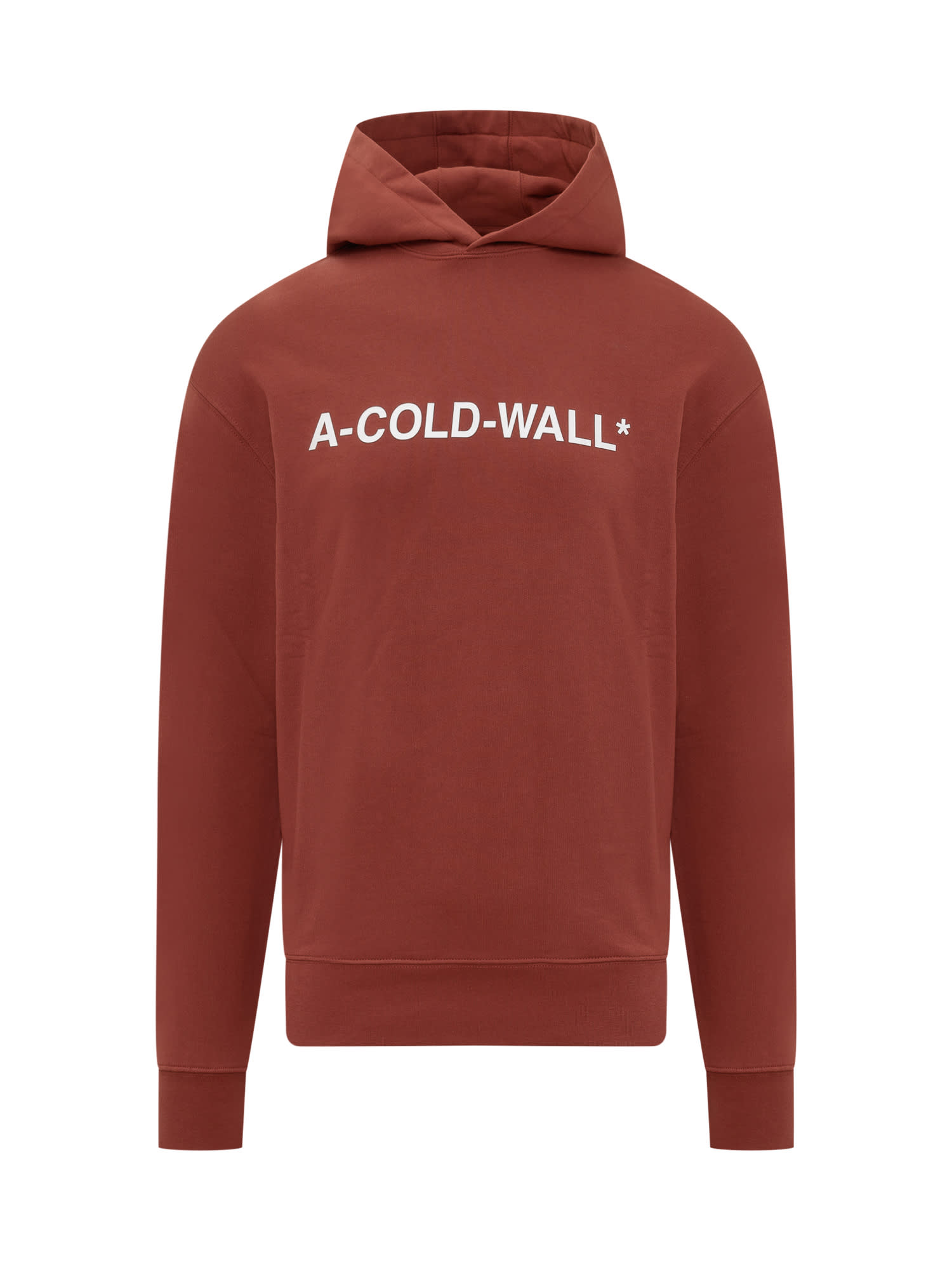 A-cold-wall* Essential Hoodie In Burnt Red