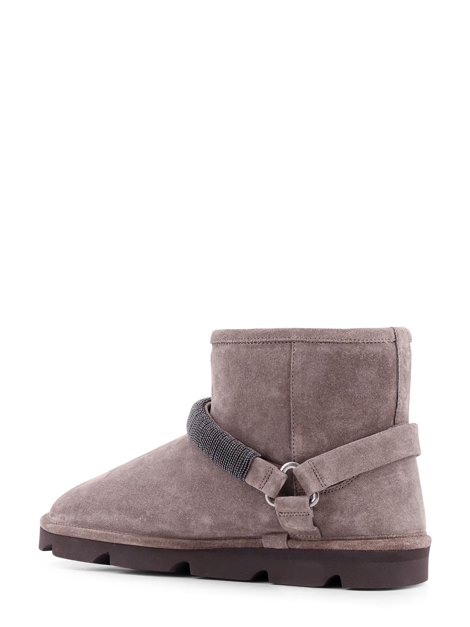 Shop Brunello Cucinelli Ankle Boots In Grey