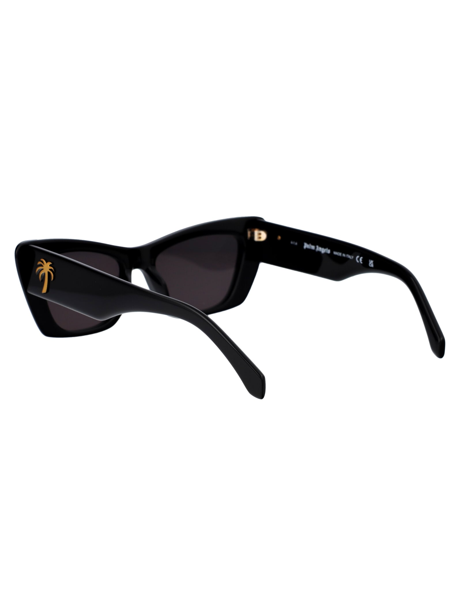 Shop Palm Angels Fairfield Sunglasses In 1007 Black