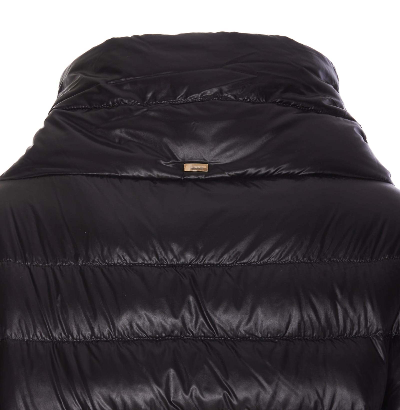 Herno Sofia Quilted Nylon Down Jacket In Black