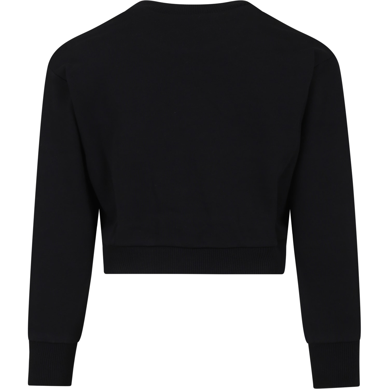Shop Marni Black Sweatshirt For Girl With Logo