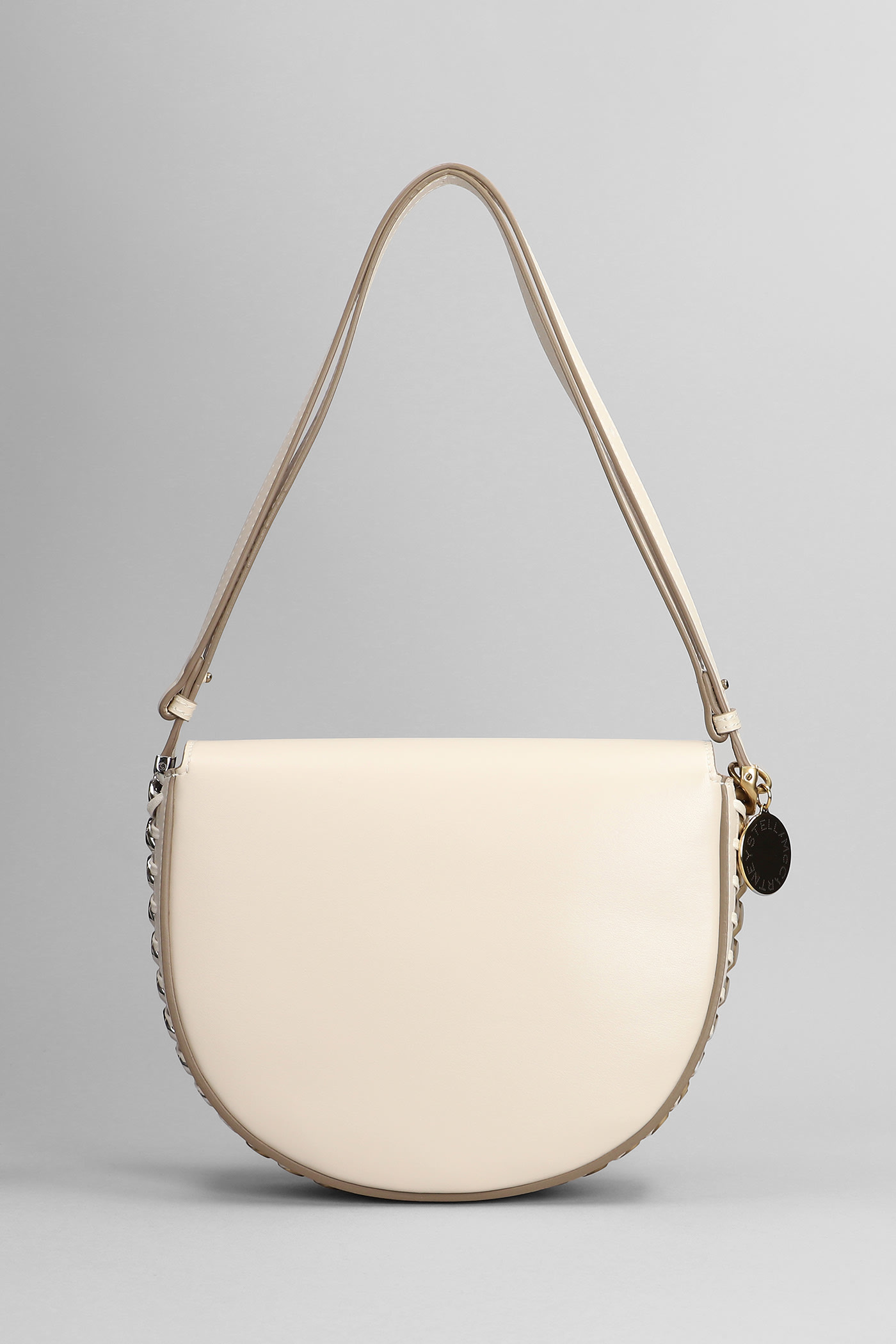 Stella McCartney: Off-White Logo Shoulder Bag