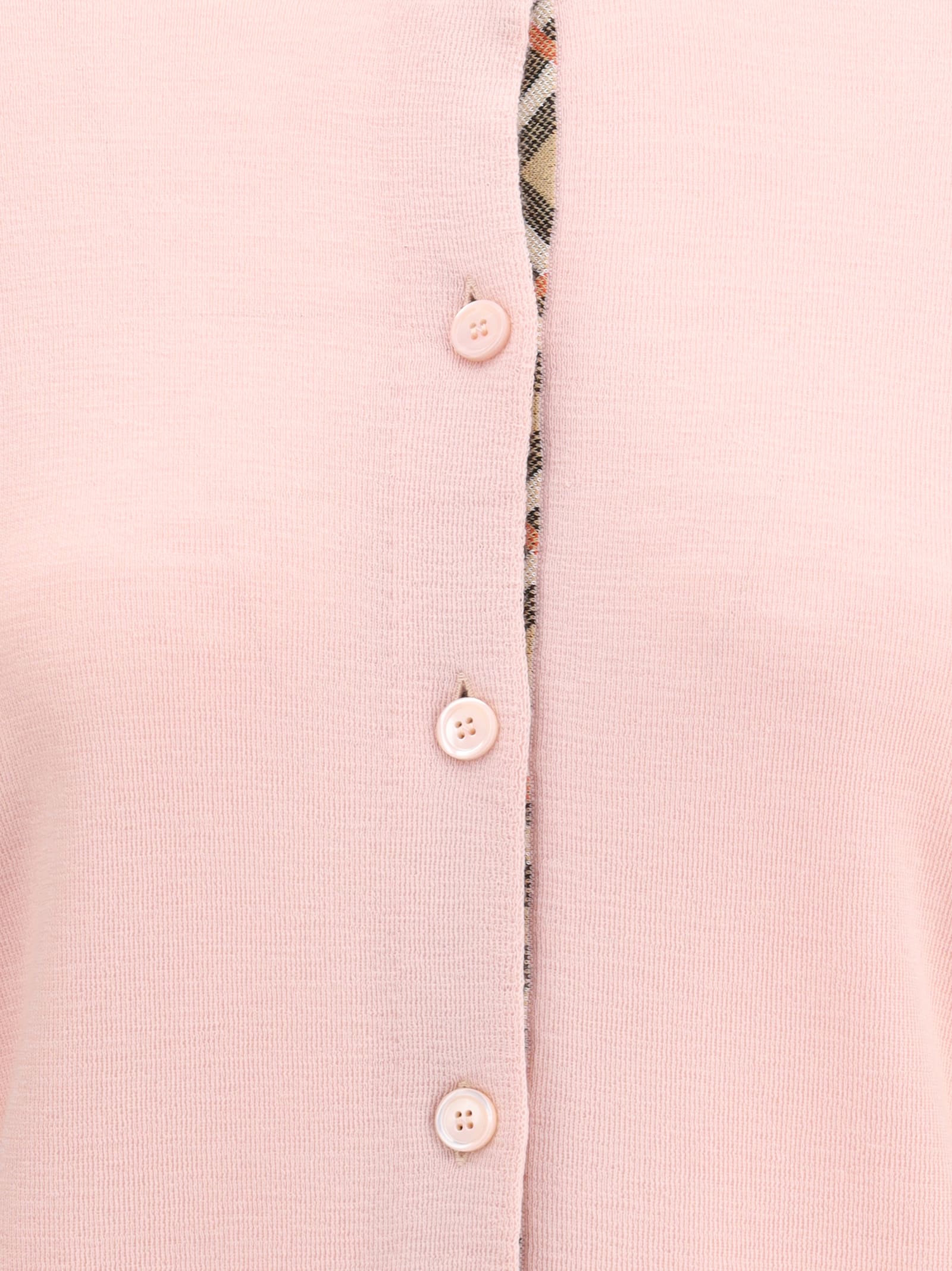 Burberry Women Knit Cardigan In Pink