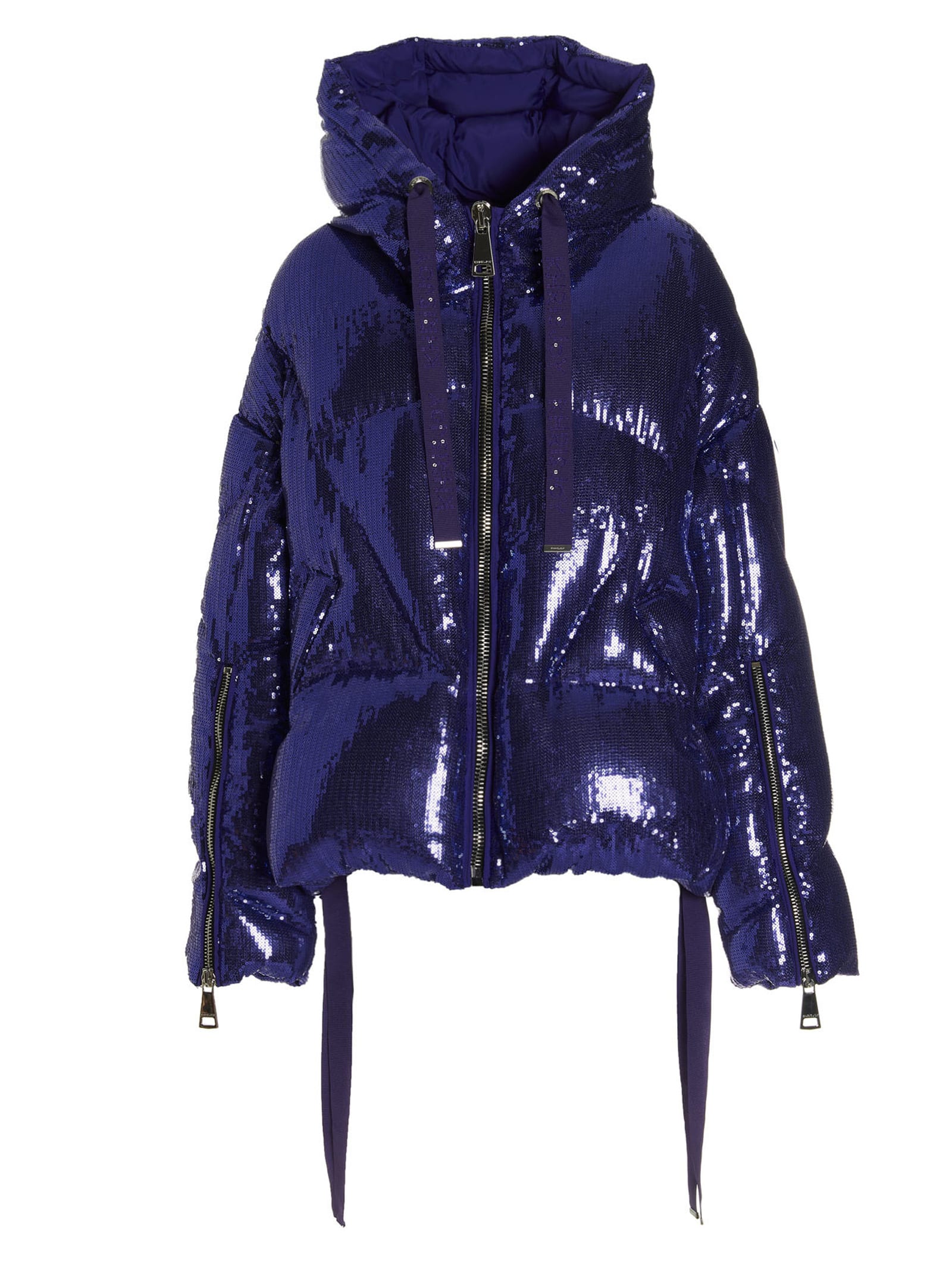 Khrisjoy iconic Glossy Hooded Down Jacket