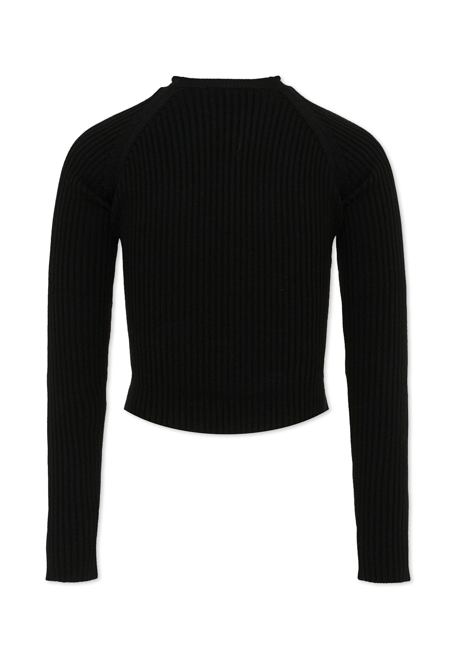 Pinko Black Sweater For Girl With Logo In Black