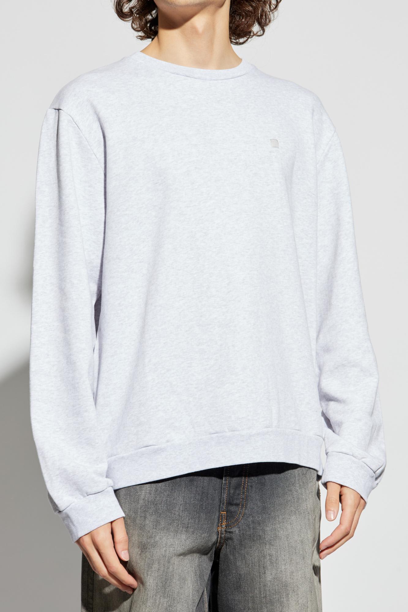 Acne Studios Cotton Sweatshirt In Gray