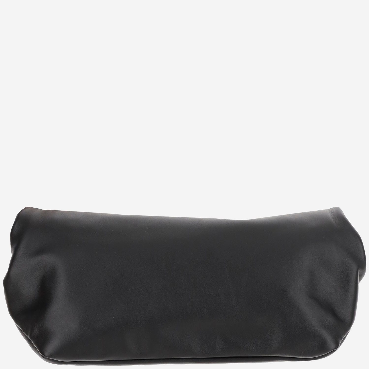 Shop Jil Sander Small Rollup Shoulder Bag In Black