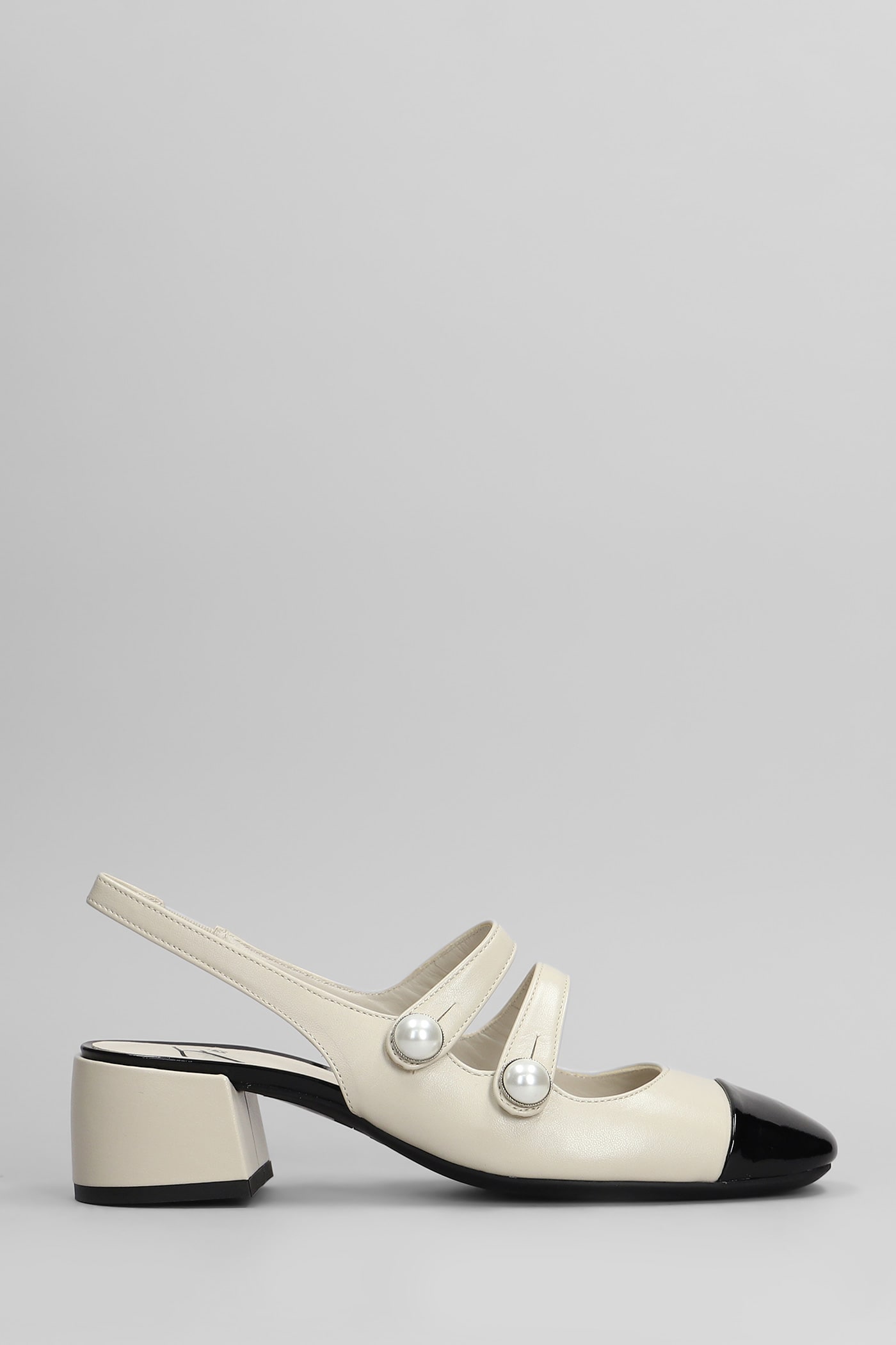 Tiglio Pumps In Beige Leather