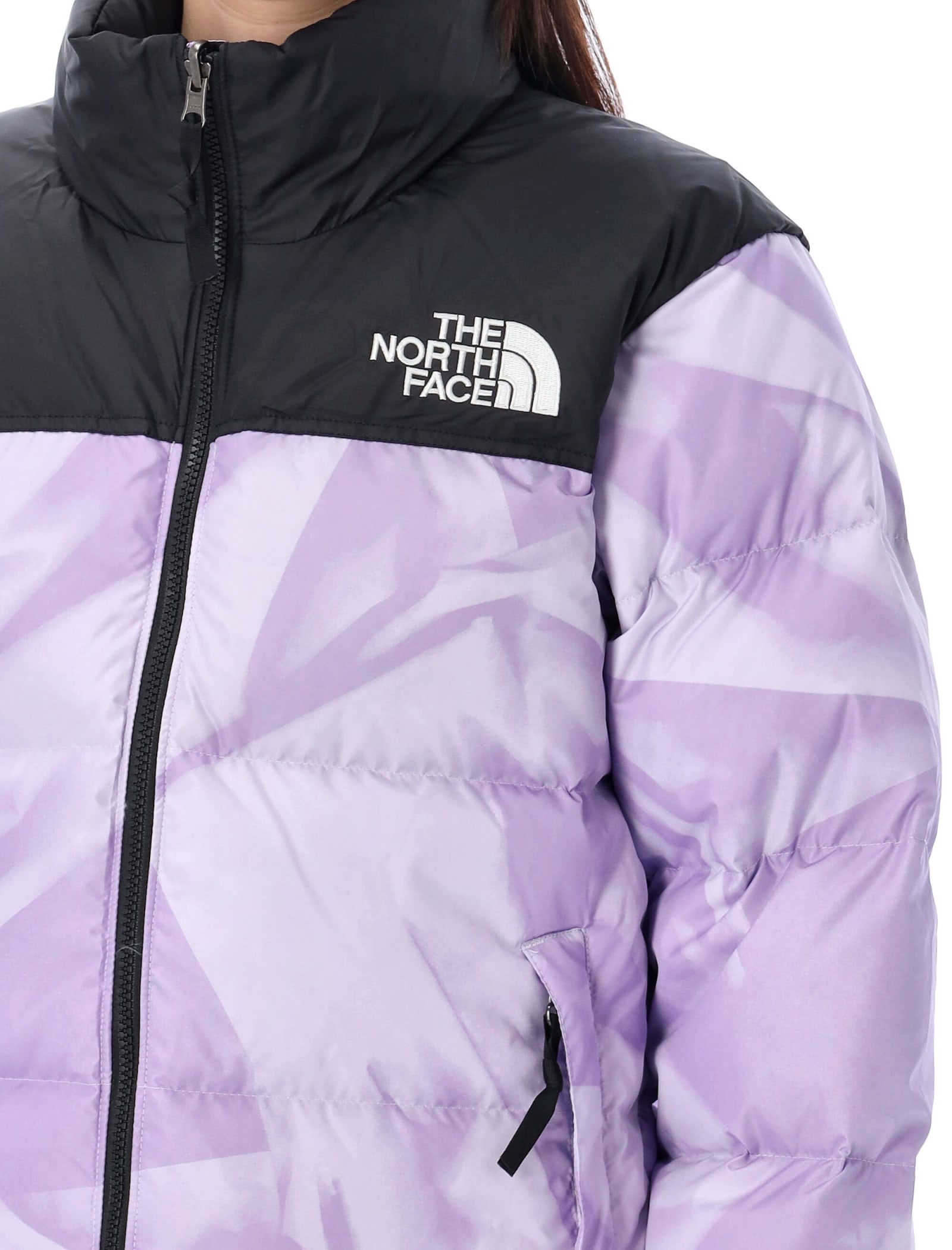 Shop The North Face 1996 Nuptse Jacket In Icy Lilac