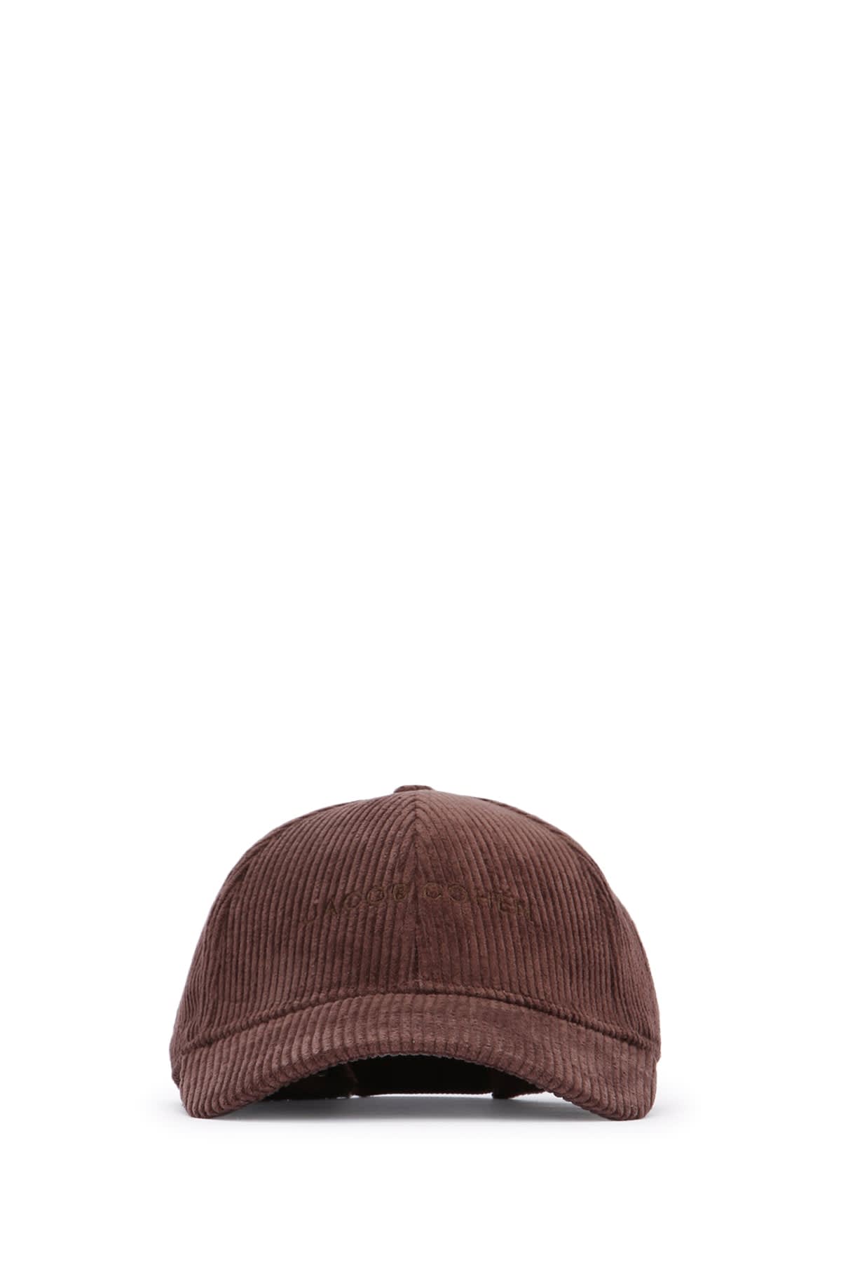 Jacob Cohen Baseball Cap Corduroy Texture Curved Brim In Brown