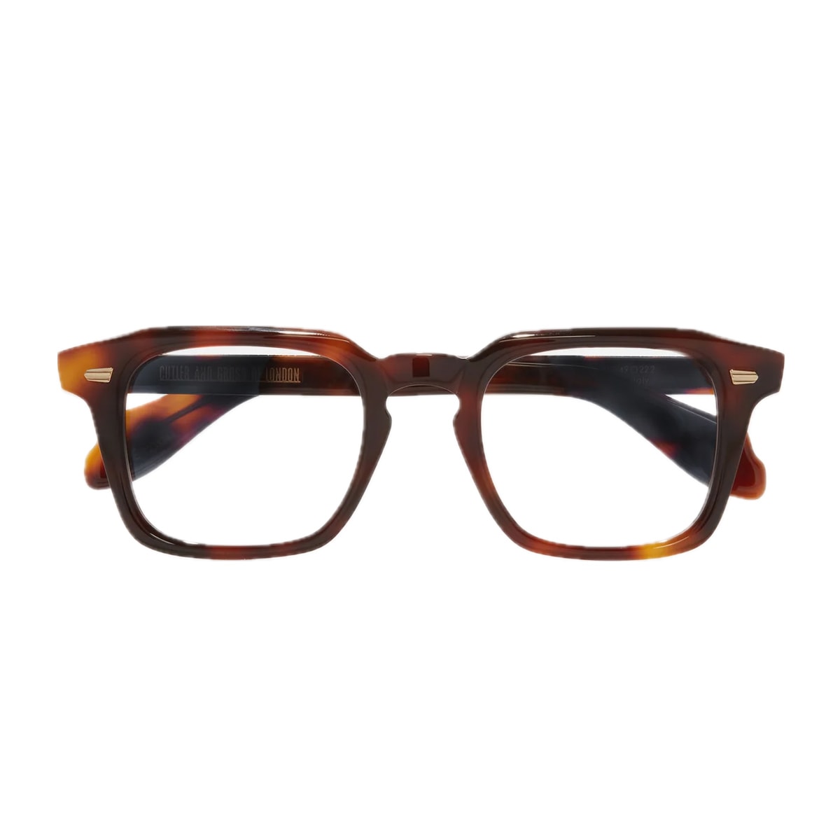 Cutler And Gross 1416 02 Havana Glasses In Brown