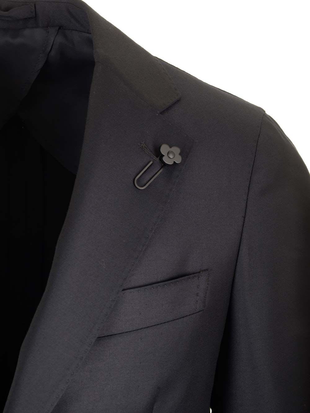 Shop Lardini Single Breasted Wool Suit In Blue