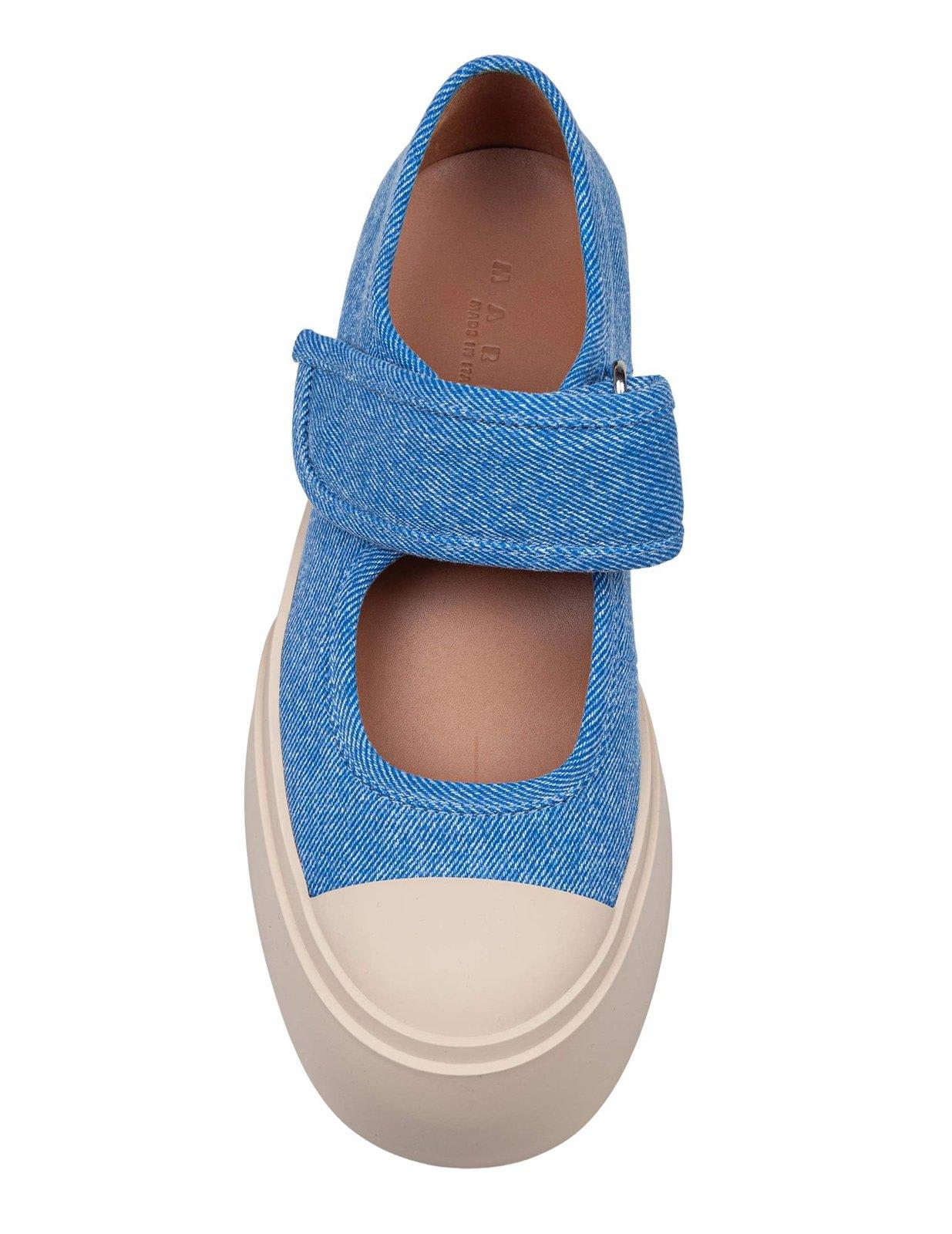 Marni Denim Sneakers In Blue