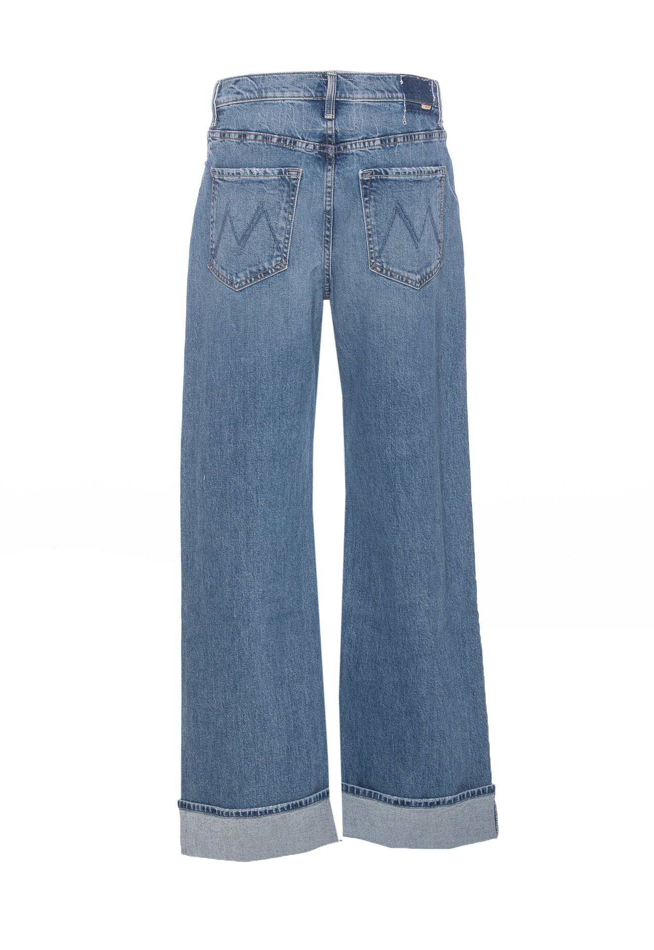 Shop Mother The Dodger Skimp Jeans In Blue