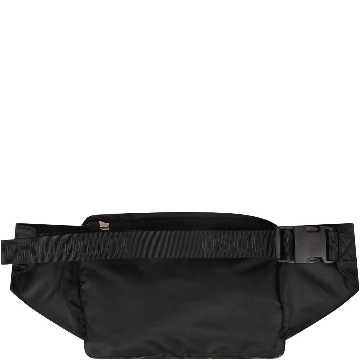 Dsquared2 Dsquared2 Black Kids Bum Bag With White ''icon'' Writng ...