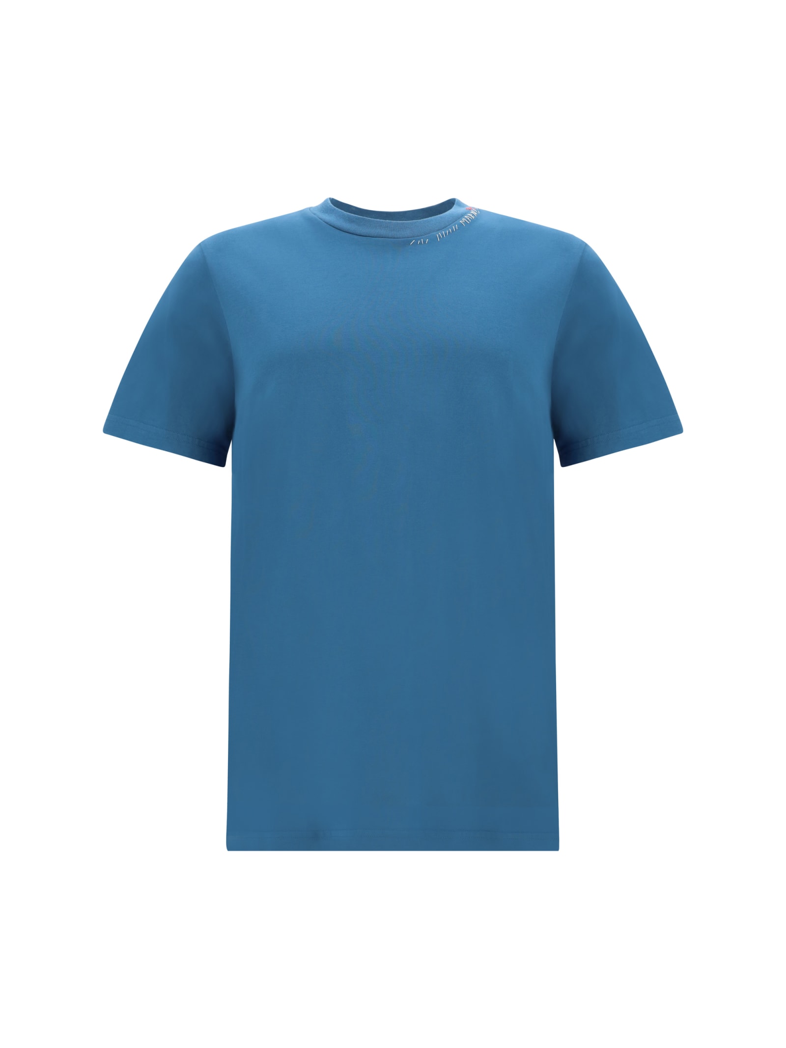 Shop Marni T-shirt In Gnawed Blue