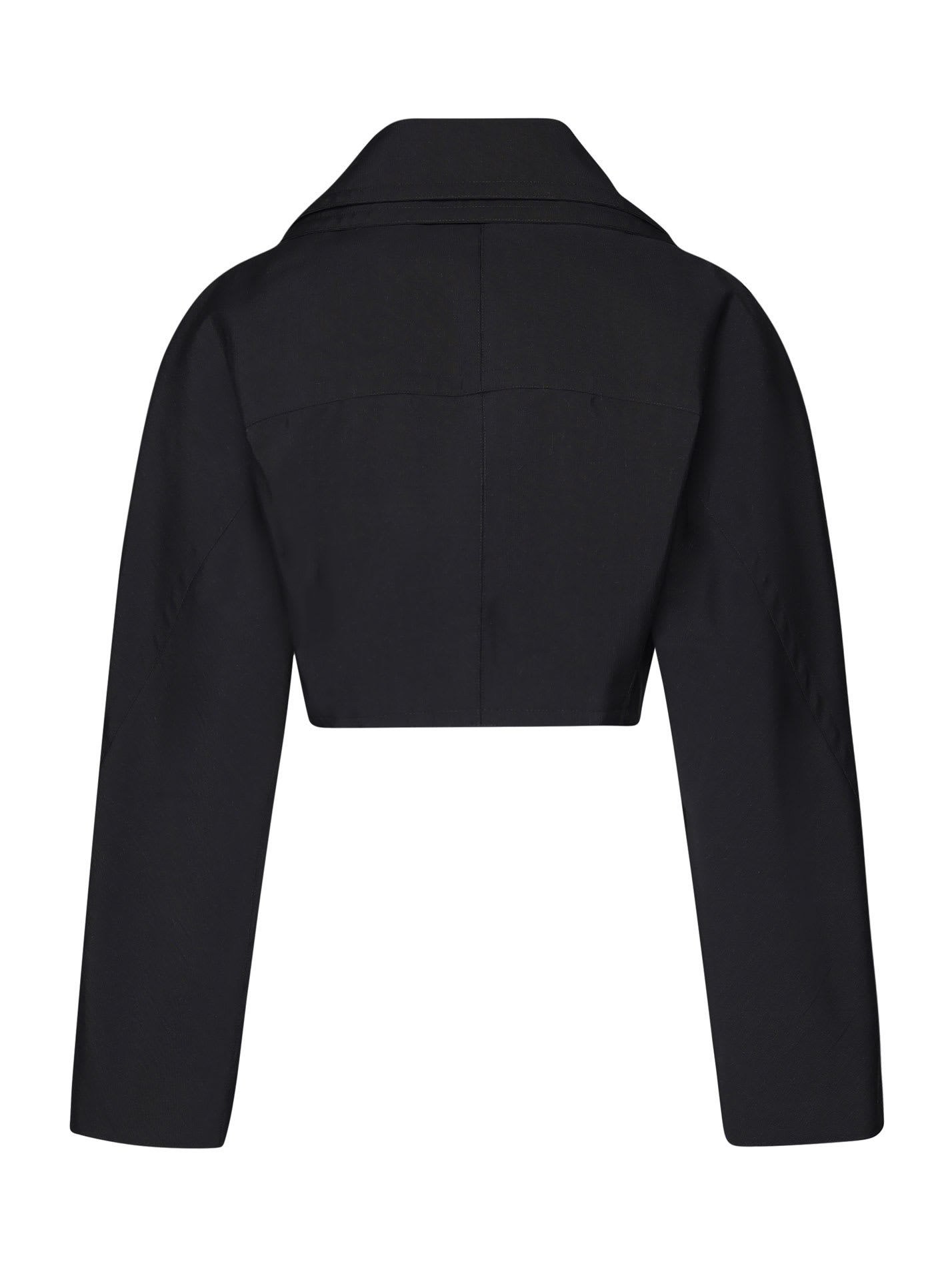 ALAÏA SHORT BLACK CABAN JACKET 