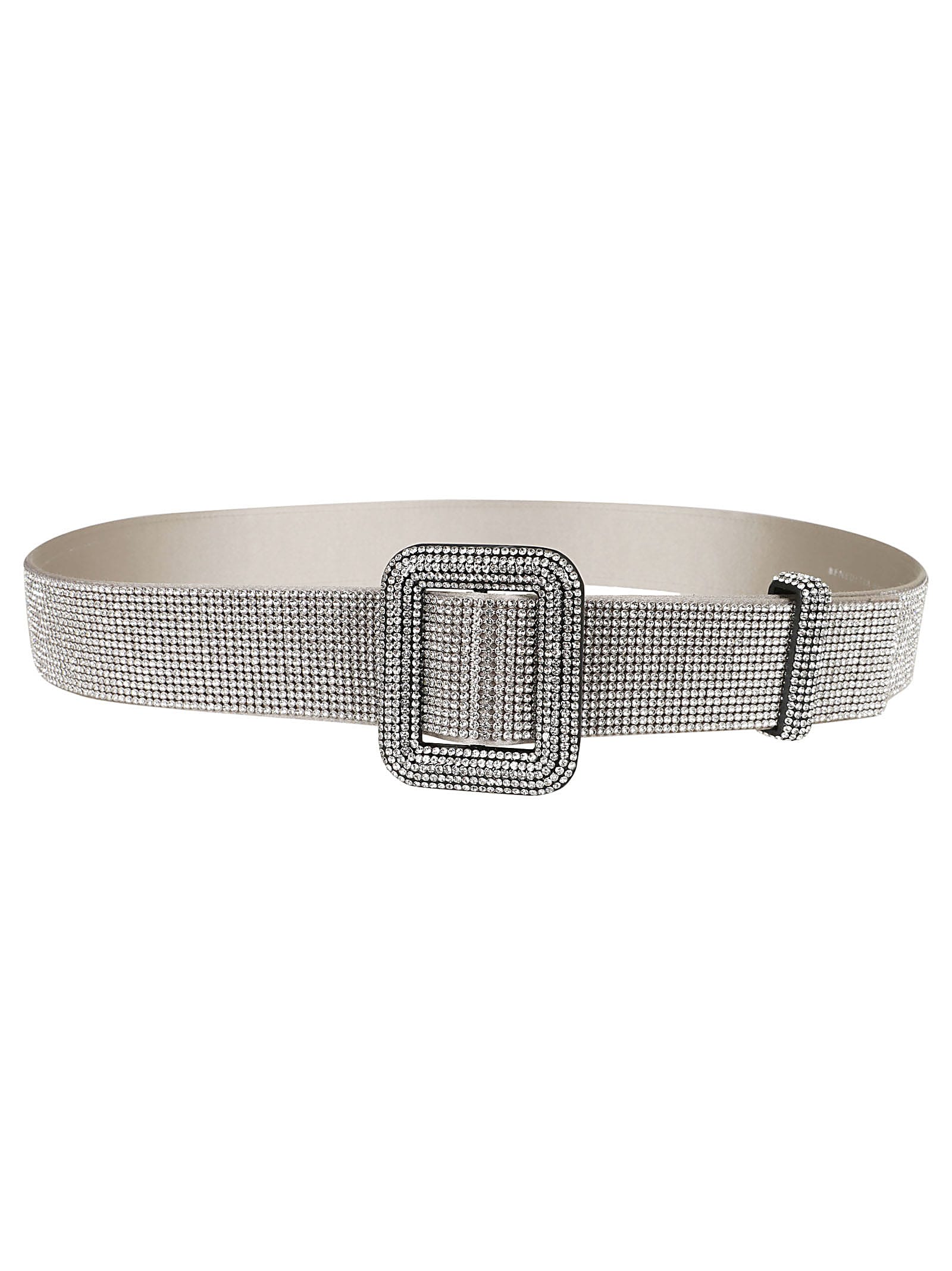 Shop Benedetta Bruzziches Venus Belt In Crystal On Silver