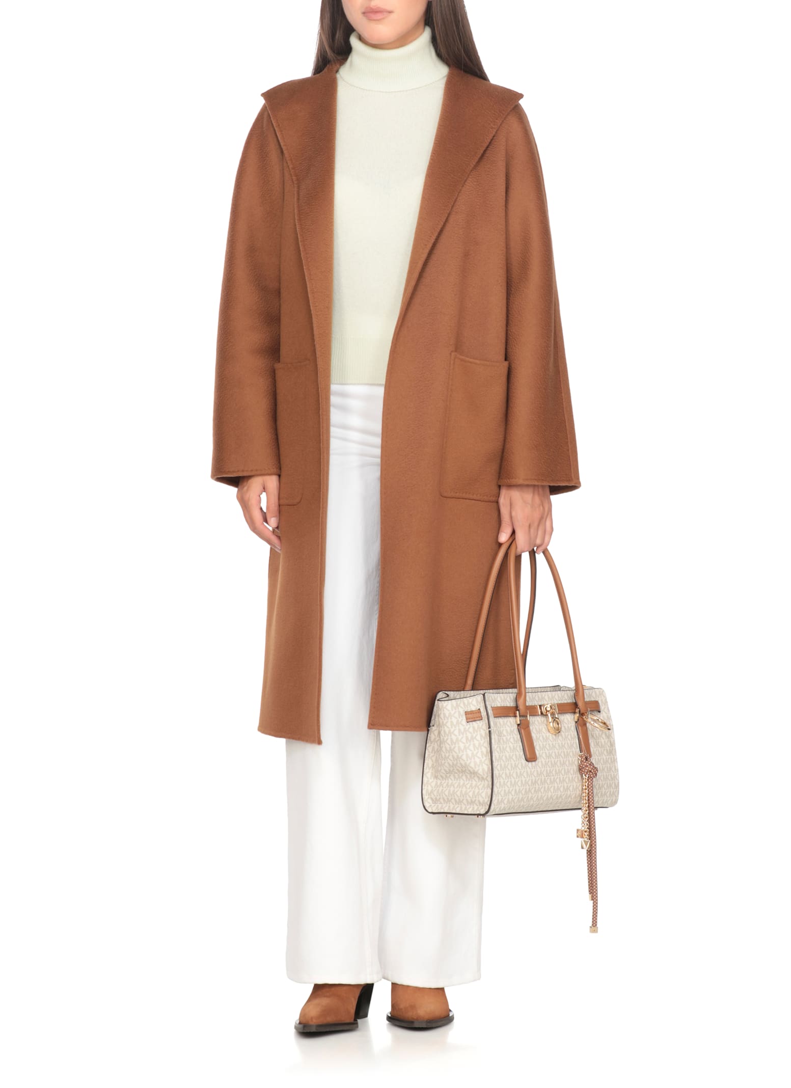 Michael Michael Kors Hamilton Moderne Bag In White