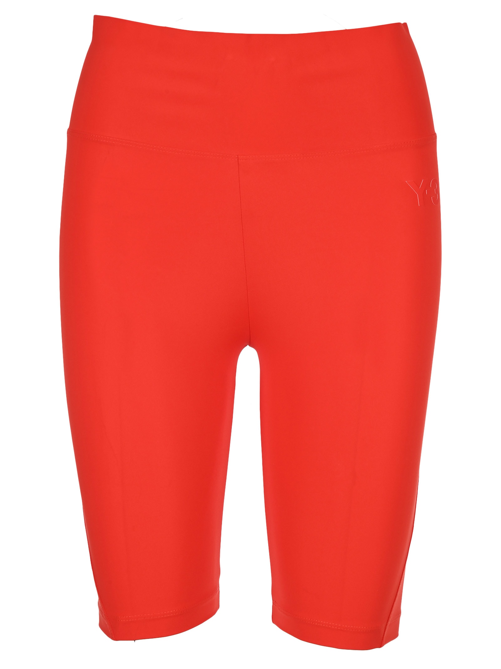Y-3 Adidas Y3 Fitted Knee-length Shorts In Red