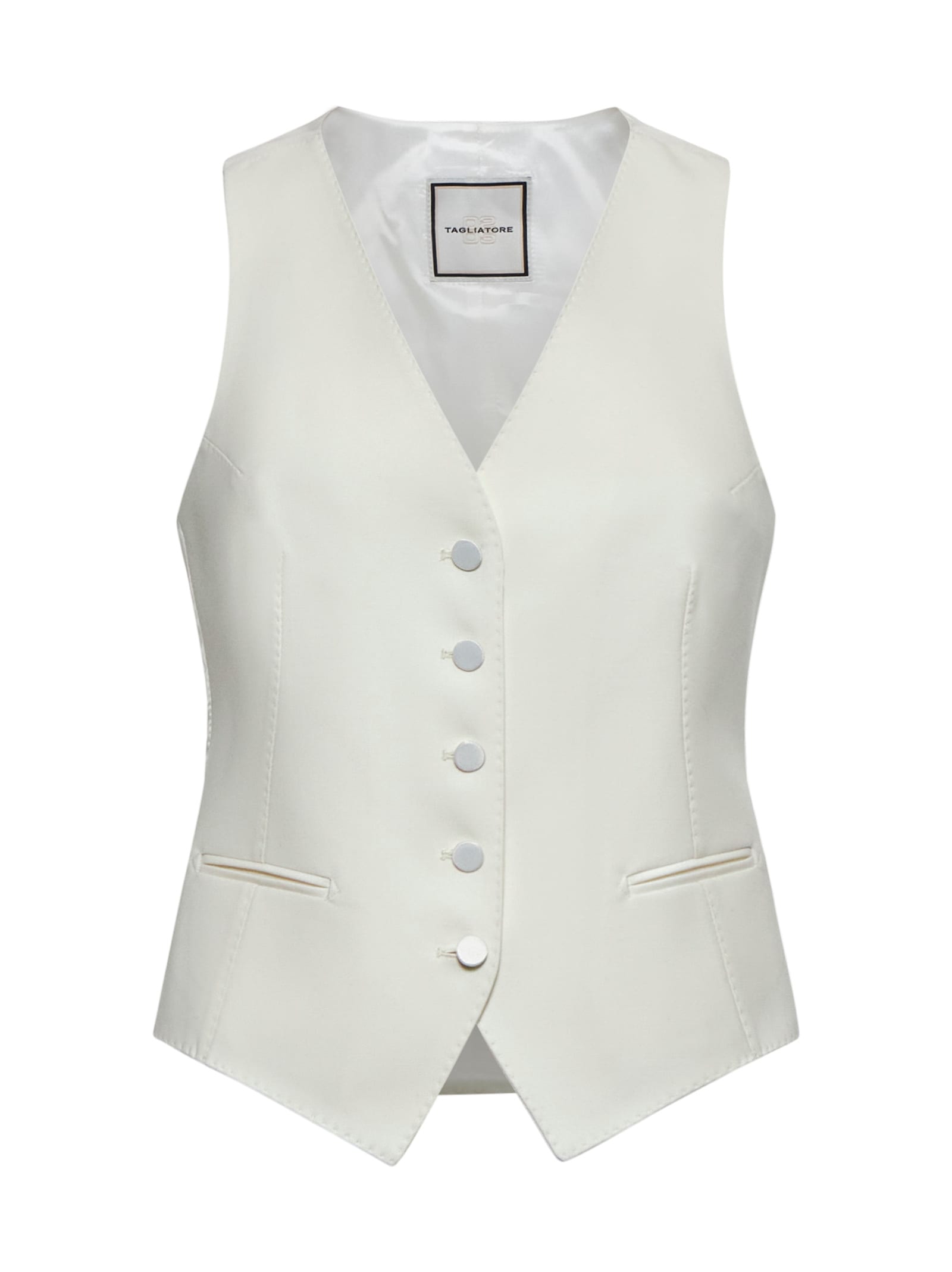 Tagliatore Vest In Cream