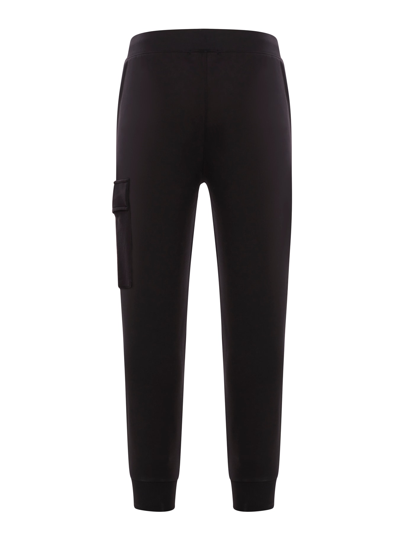C.p. Company Lens-pocket Cotton Track Pants In Black