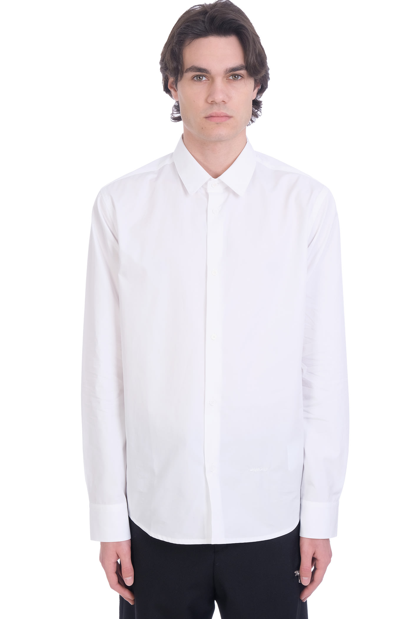 OAMC Mark Shirt In White Cotton