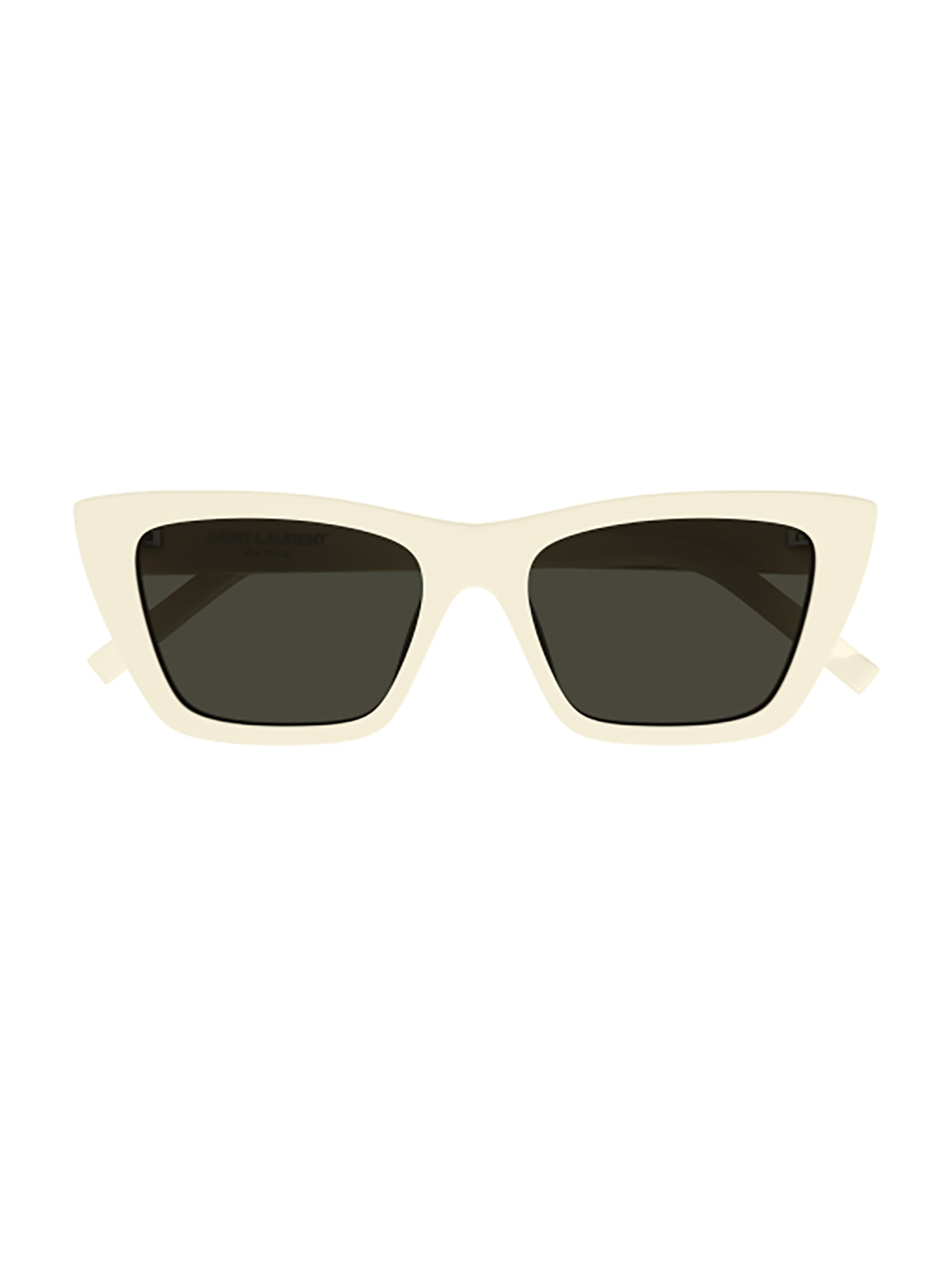 Saint Laurent Sl 276 Mica Sunglasses In Ivory Ivory Grey