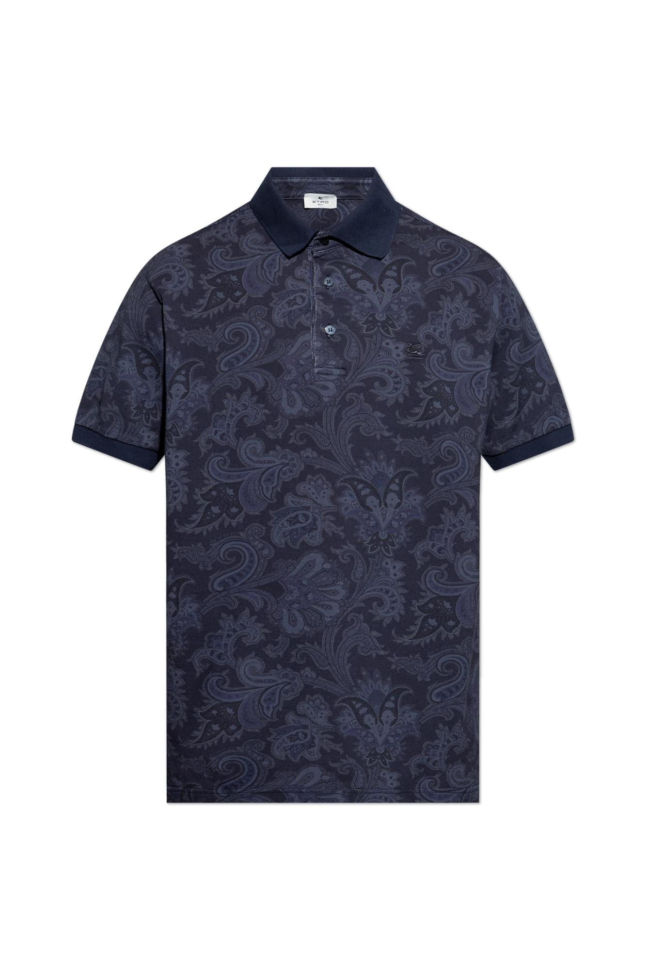 Cotton Polo With Decorative Pattern