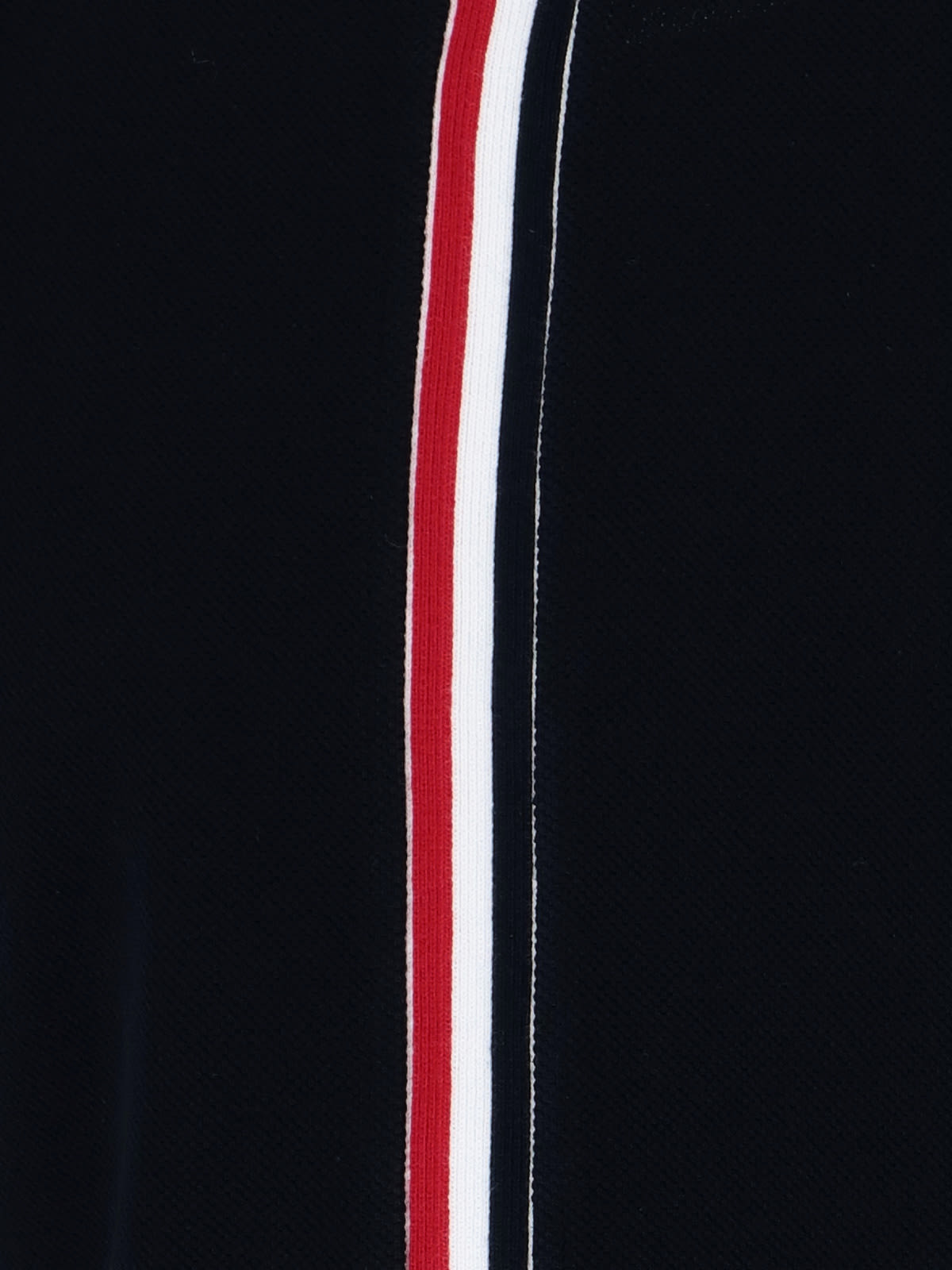 Shop Thom Browne Back Tricolour Stripes T-shirt In Blue