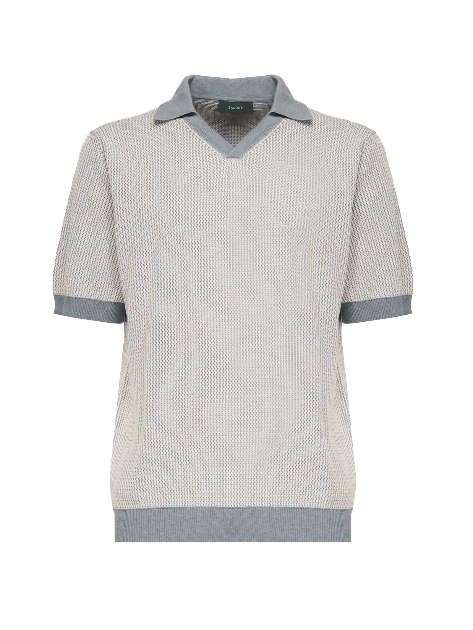 Cotton Crêpe Polo