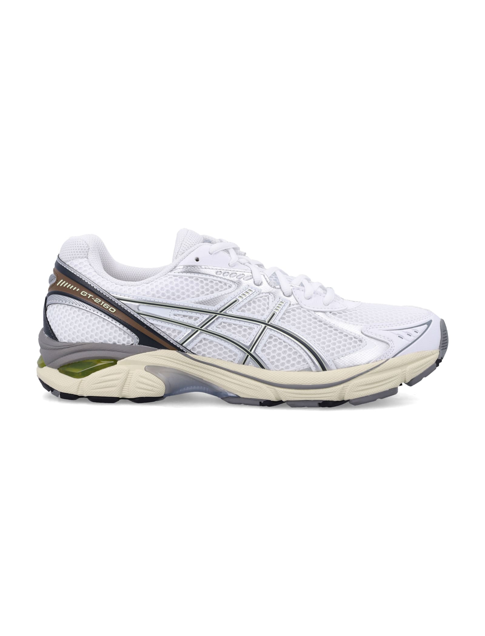Asics Gt-2160 White Mesh Sneakers In Animal Print