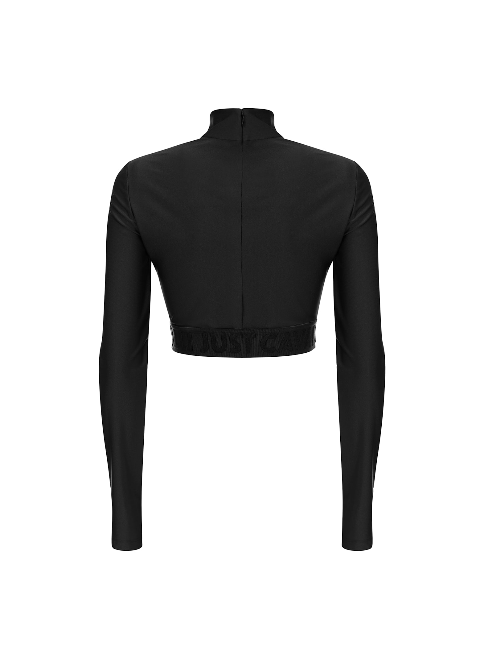 Just Cavalli Woman Blouse Black Size 4 Viscose In Black