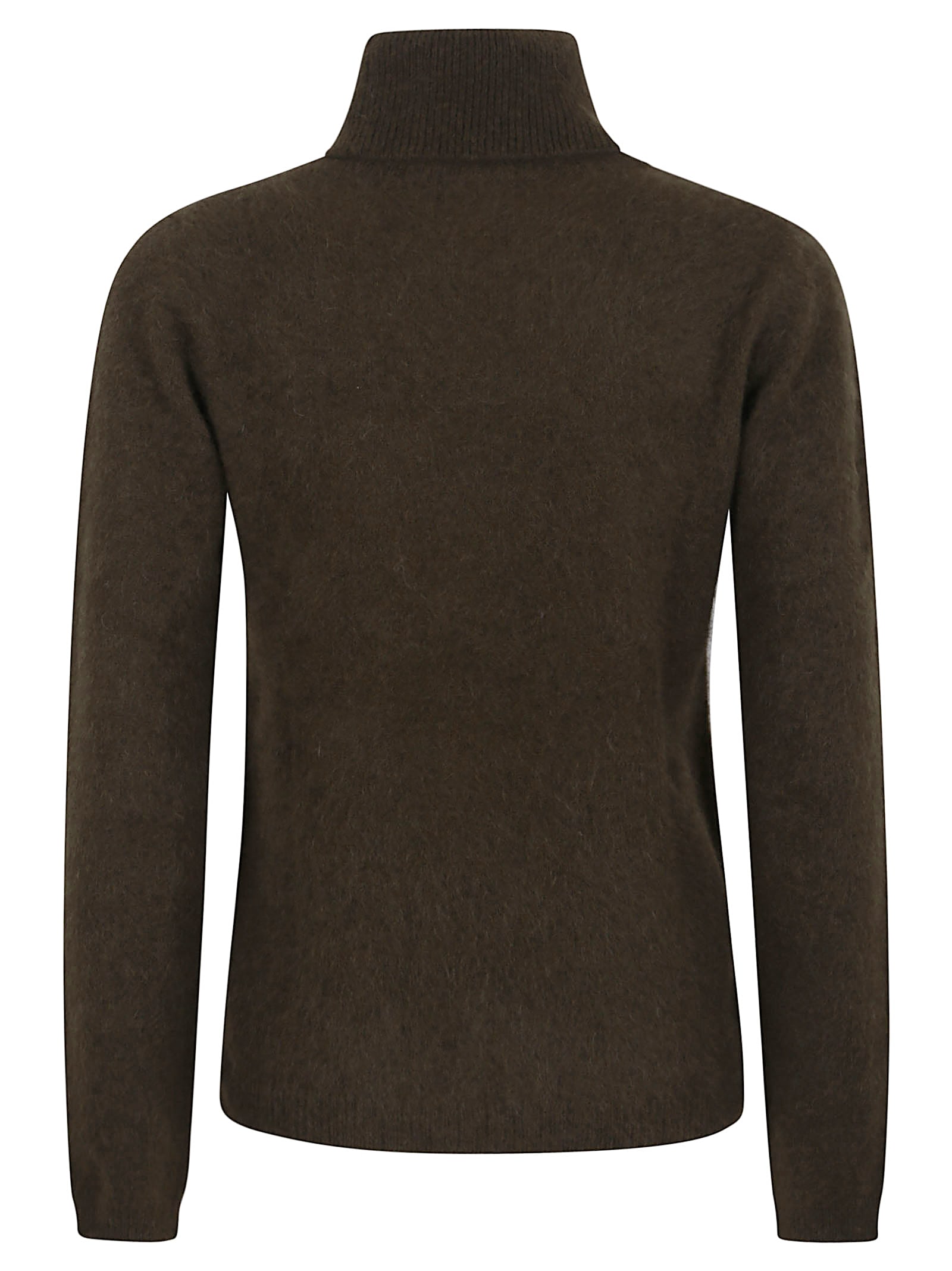 P.a.r.o.s.h Long-sleeved Turtleneck Sweater In Brown