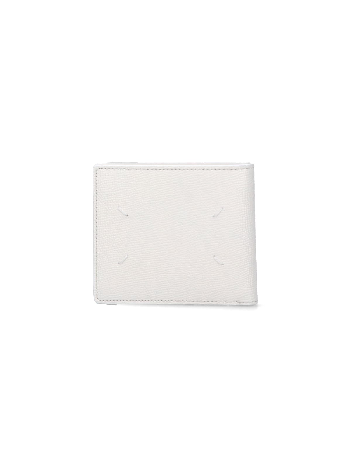 Shop Maison Margiela Four Stitches Card Holder In White