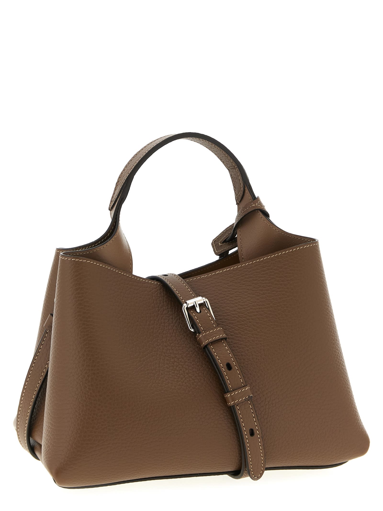Tod's Apa Micro Handbag In Brown