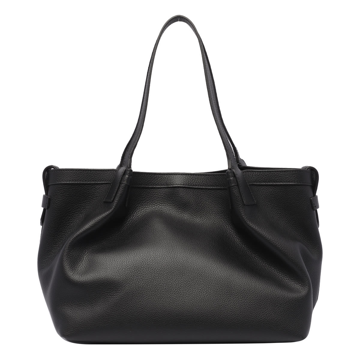 Shop Serapian Small Secret Rugiada Shoulder Bag In Black