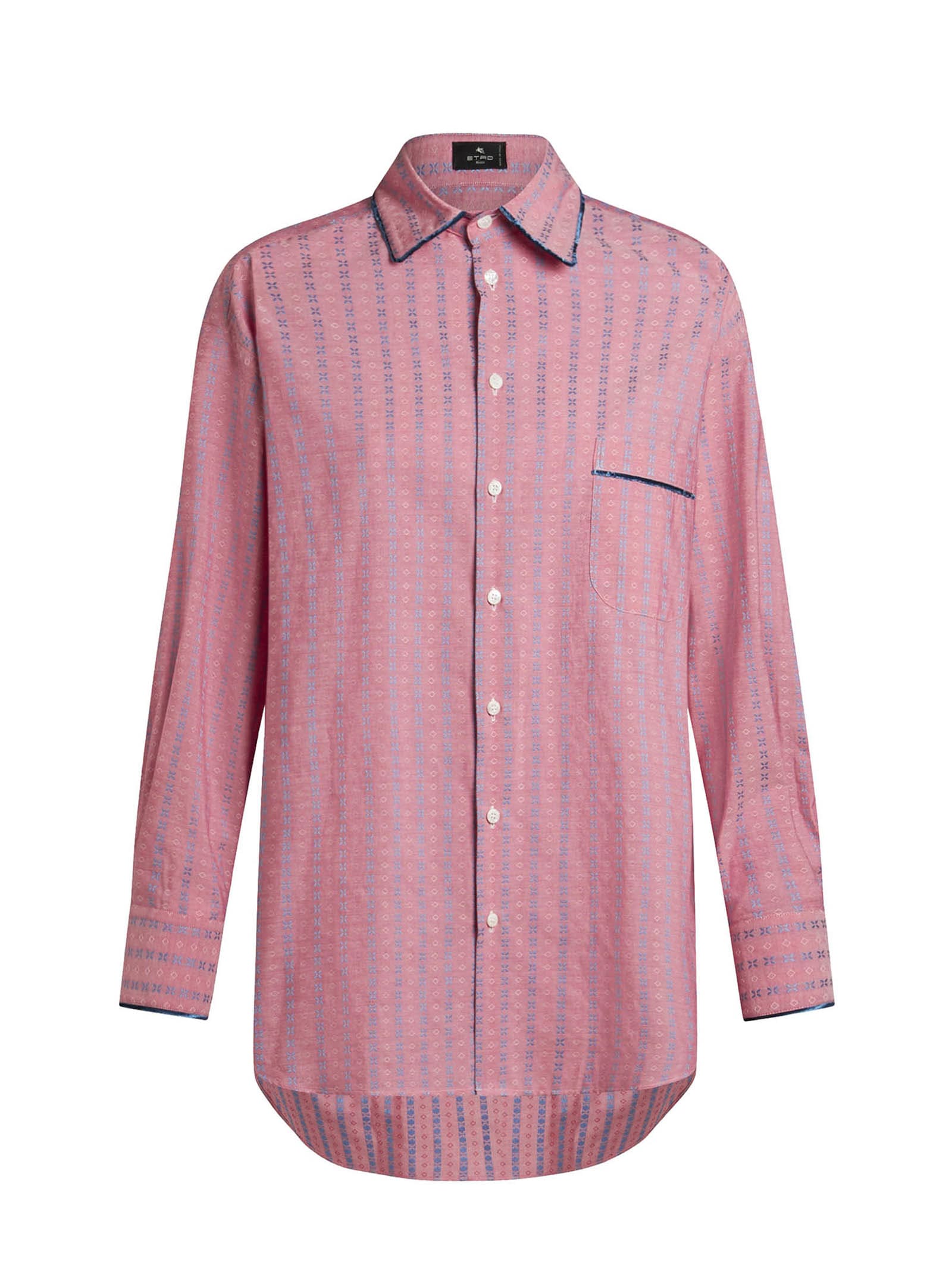 Shop Etro Shirt In Pink