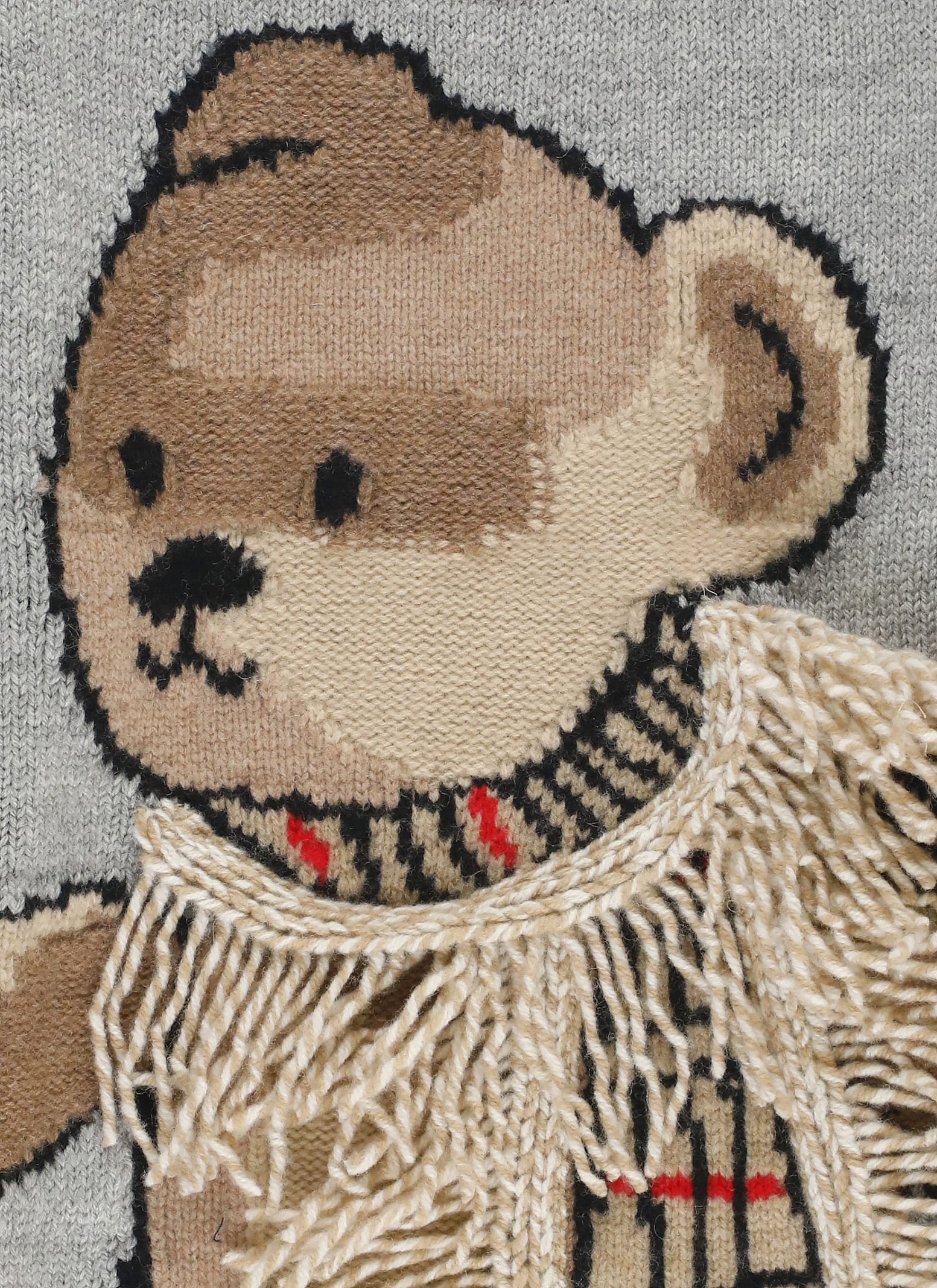 Burberry Kid Boy Knits In Gray