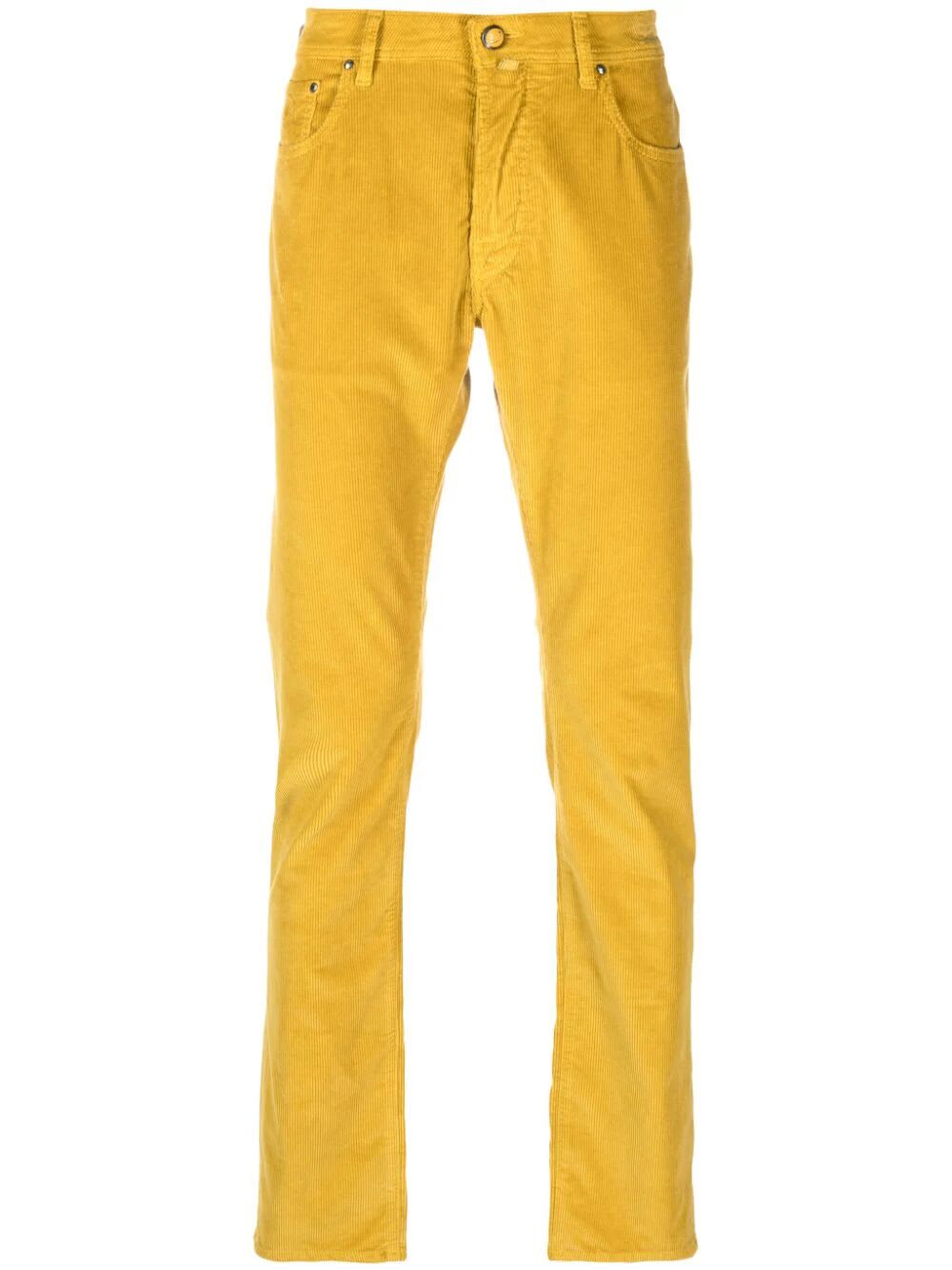 Shop Jacob Cohen Bard Slim Fit Jeans In Golden Yellow