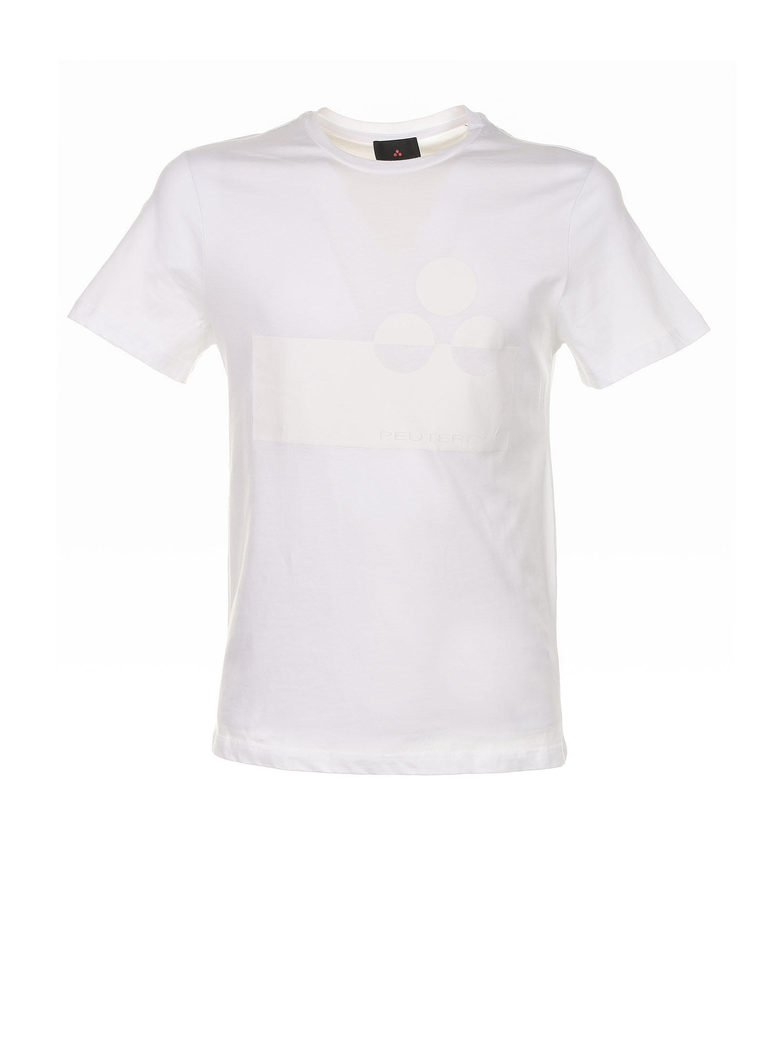 Peuterey Basic T-shirt In Bianco