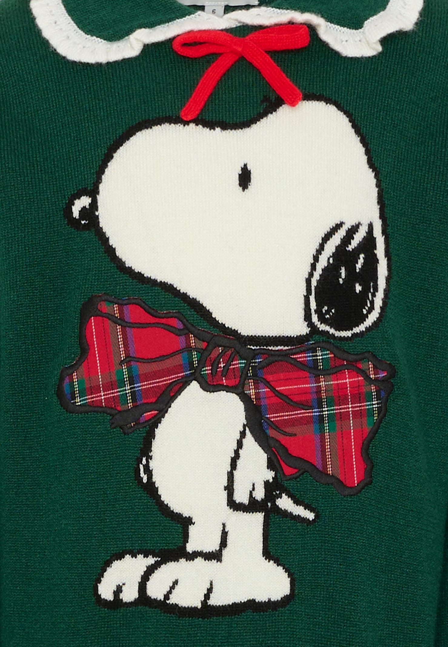 Mc2 Saint Barth X Peanuts Snoopy-patch Sweater In Green