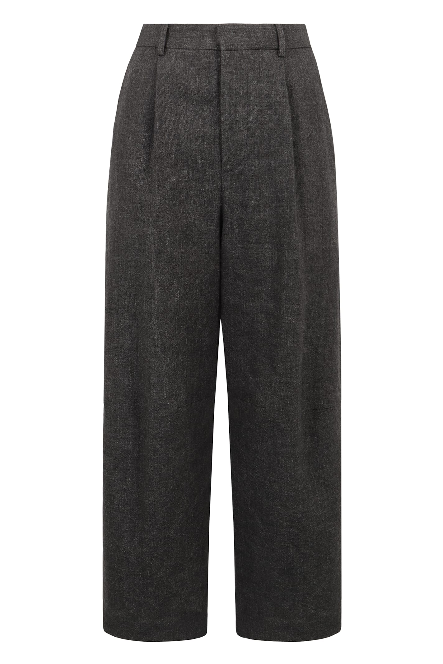 R13 Wool Blend Trousers In Black