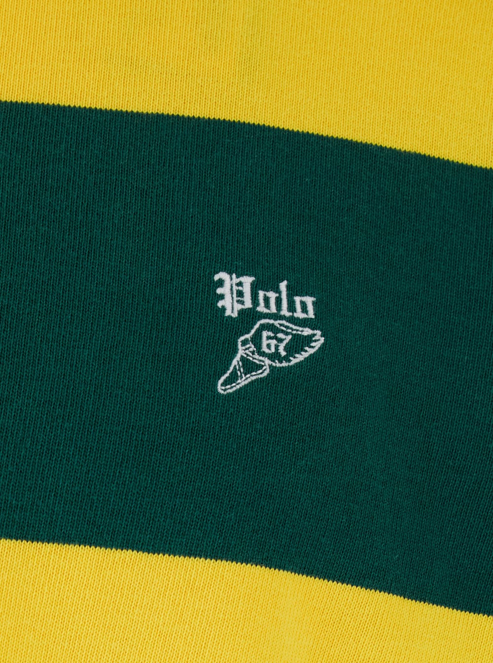 Polo Ralph Lauren Multicolor Polo Shirt With Logo Embroidery On The Front And All-over Striped Motif