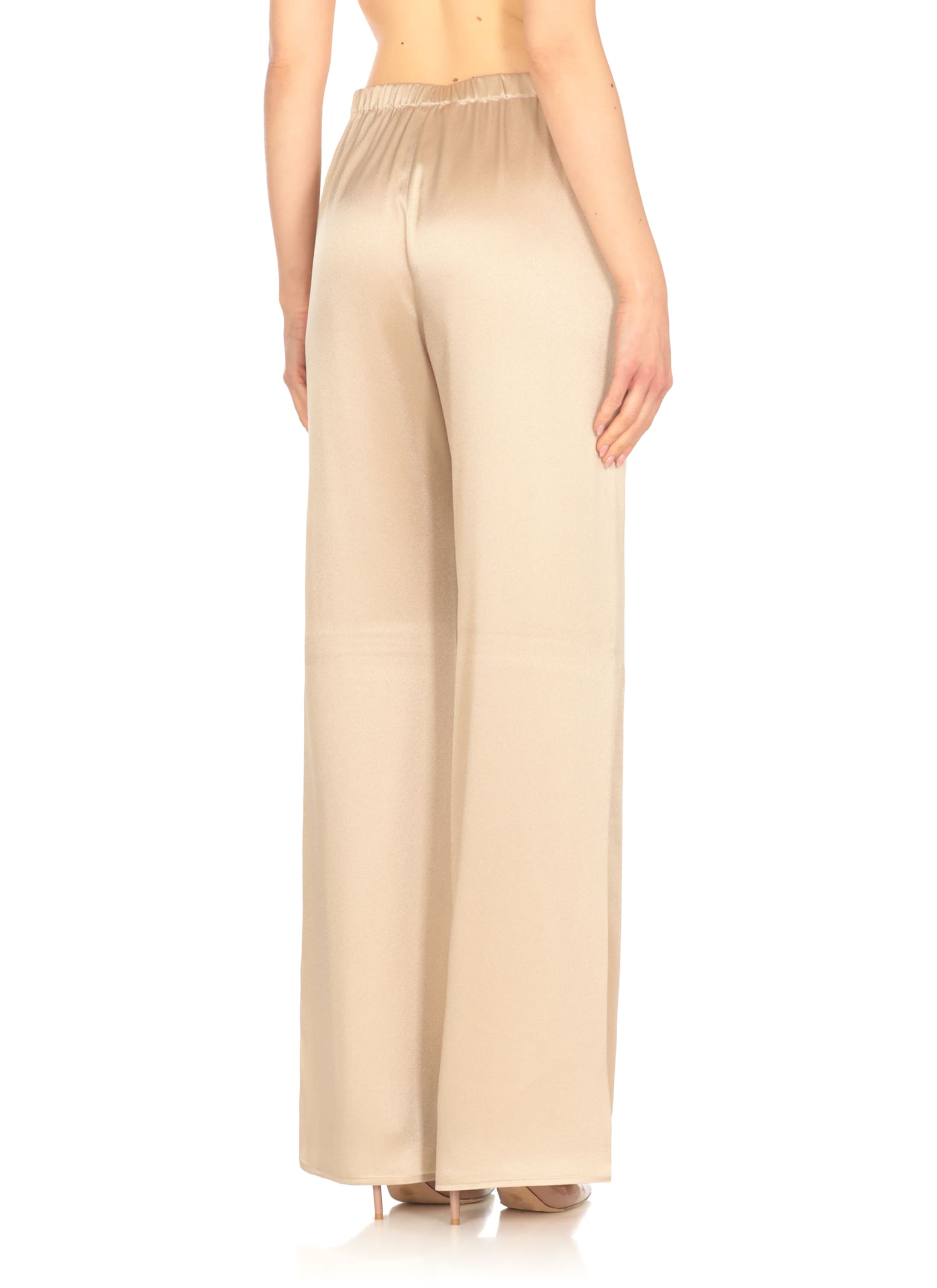Antonelli Straight Leg Elastic Waist Trousers