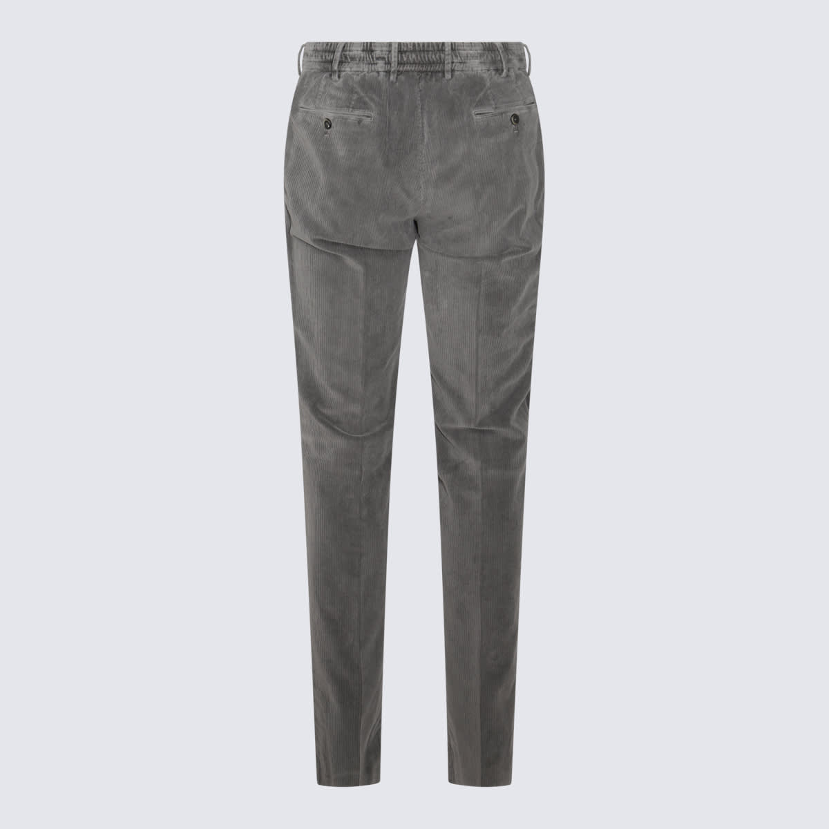 Pt Torino Grey Cotton Slim Jogger Pants In Gray